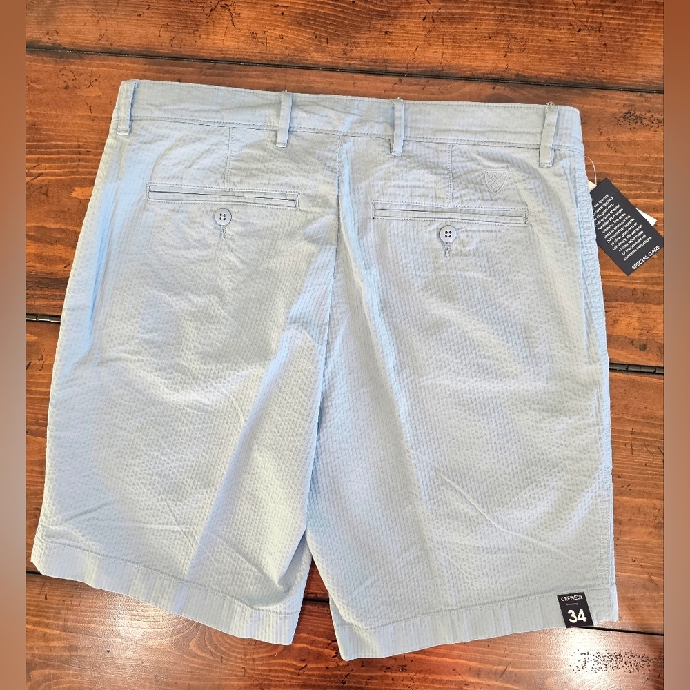 Daniel Cremieux Sky Blue Men's Textured Shorts Golf/Casual Sz 34"×8" NWT - Picture 5 of 6